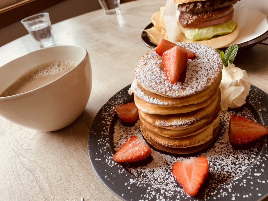 軽井沢　パンケーキ