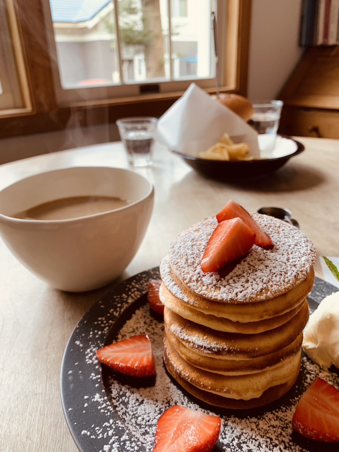 軽井沢　パンケーキ